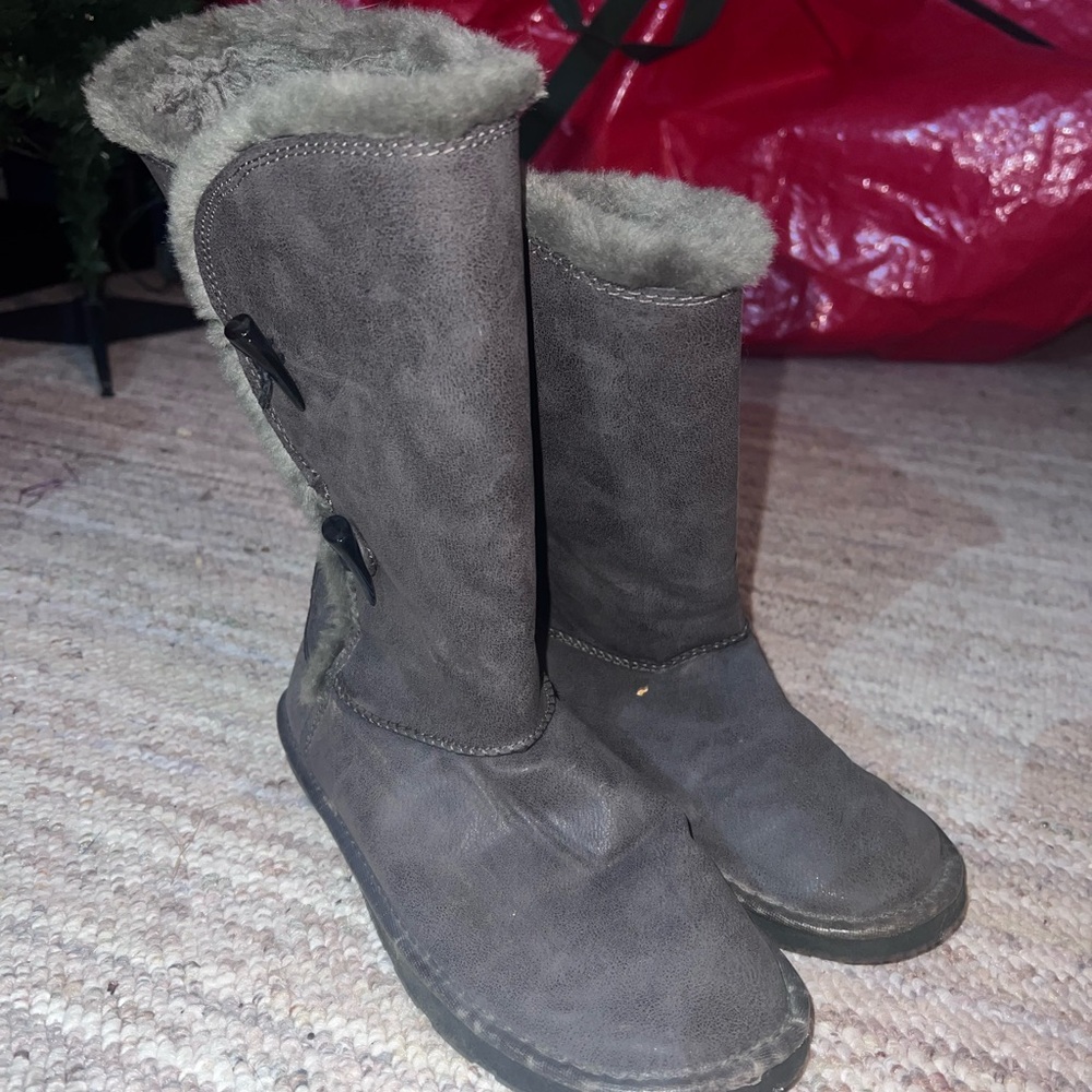 Women's Faux-Suede Mid-Calf Winter Boots